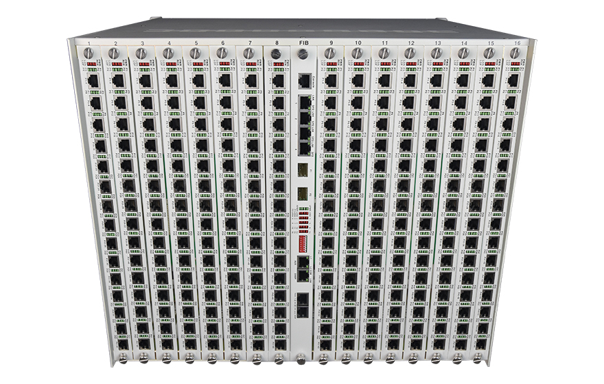 飛暢科技-960路電話光端機（8U 19英寸，SFP 1+1光備份）