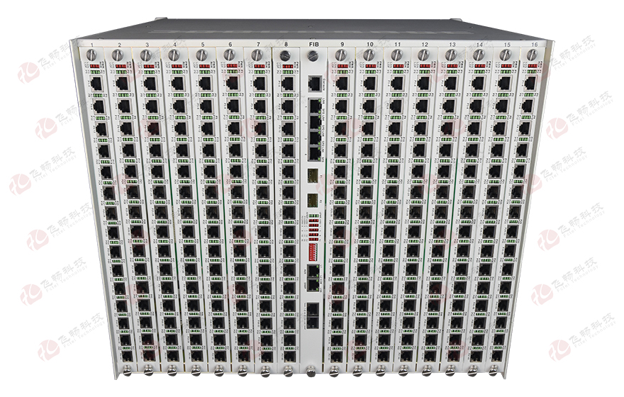飛暢科技-960路電話光端機（8U 19英寸，SFP 1+1光備份）